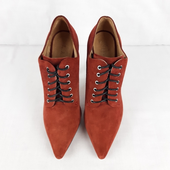 L.A.M.B. LACE UP ANKLE BOOTIES - Picture 7 of 16